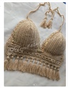 Gold pompons